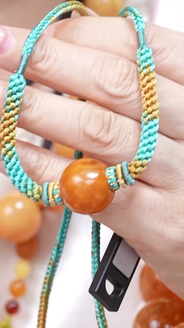 蜜蜡颈饰未镶嵌5406天然蜜蜡珠宝奇石云端妖孽全部保真