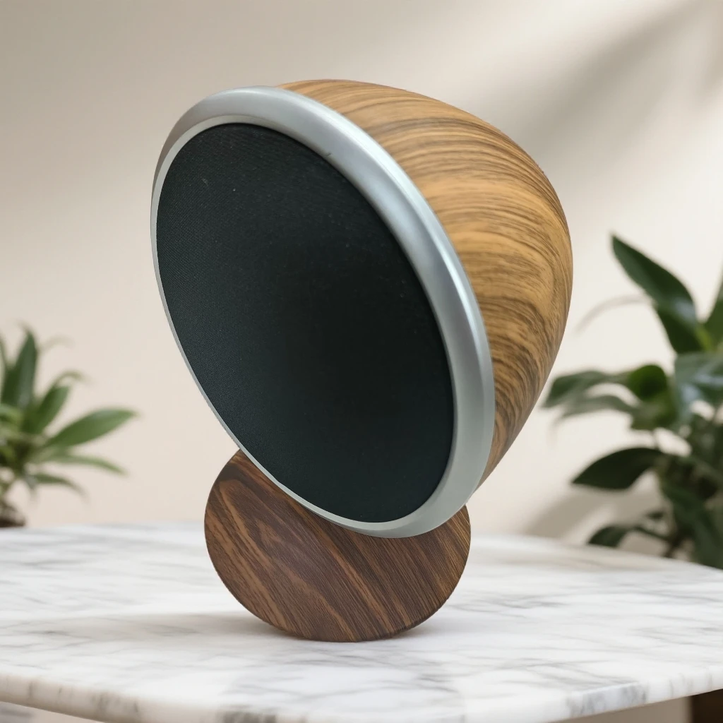 A07桌面木纹音响