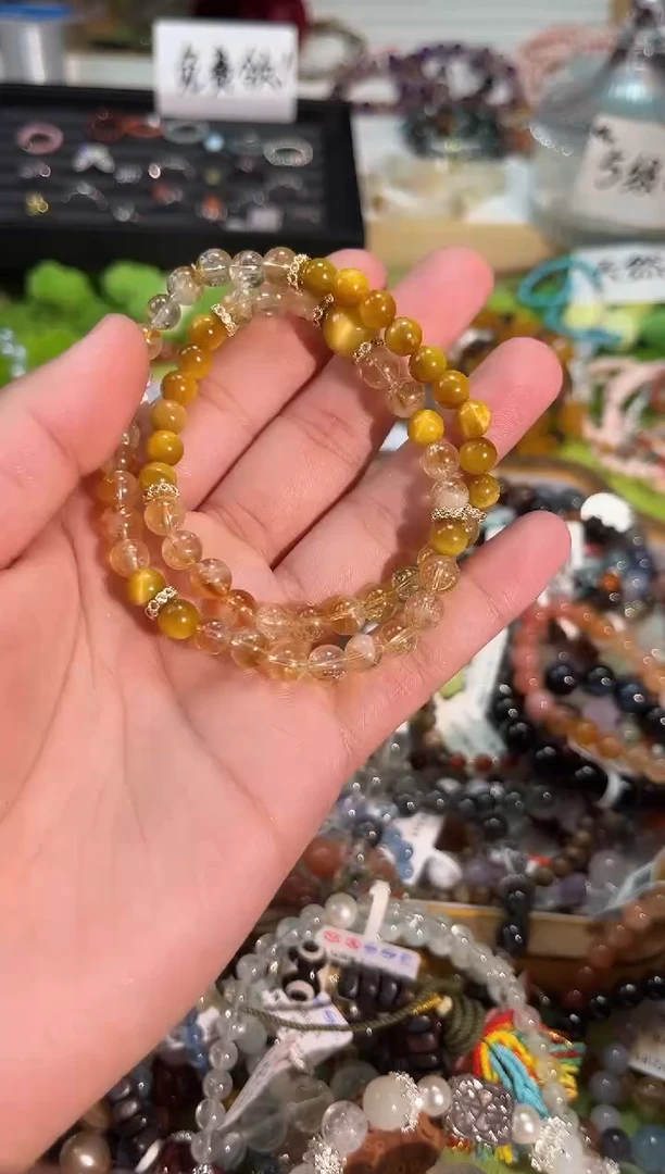 【闪购商品】水晶手串未镶嵌e014多样性发货一件