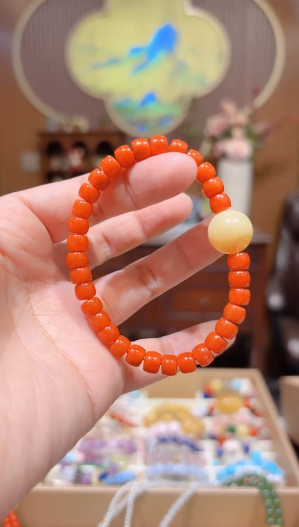 【闪购商品】南红玛瑙手串未镶嵌设计款珠串