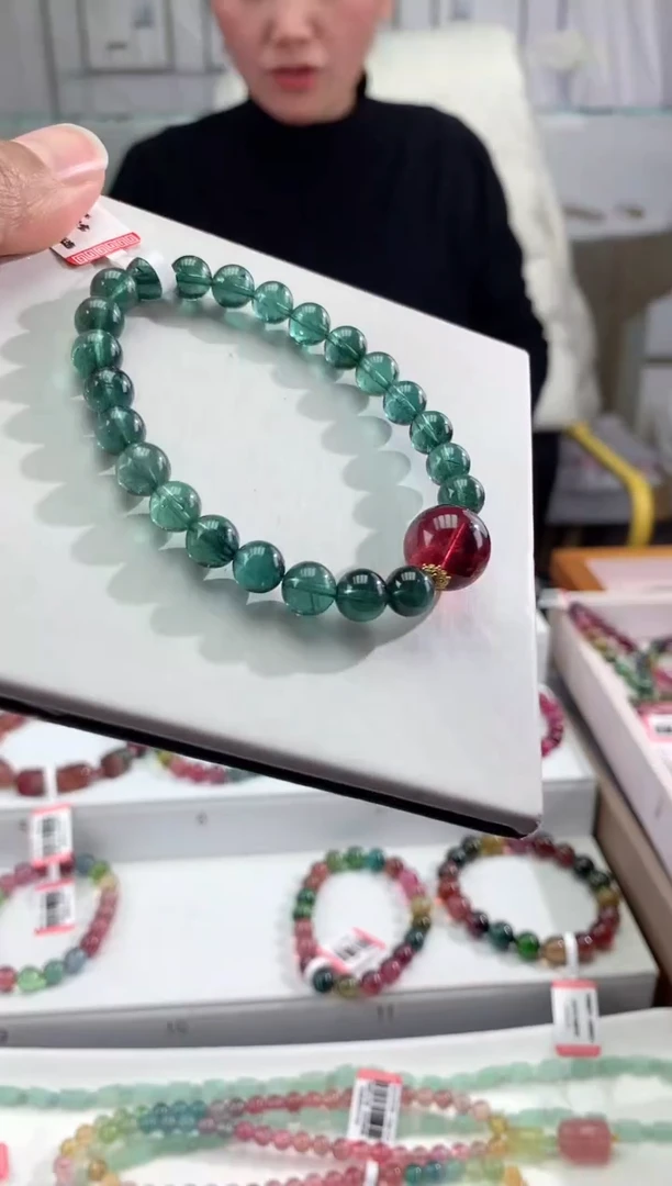 【闪购商品】碧玺手串未镶嵌多样性发一条