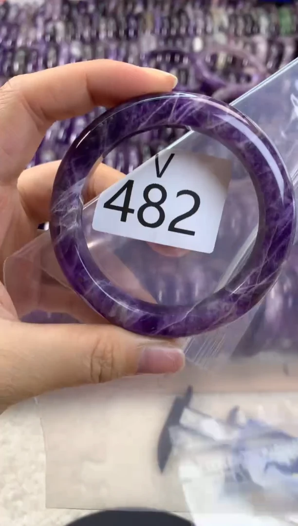 【闪购商品】水晶水晶手镯V未镶嵌482-55