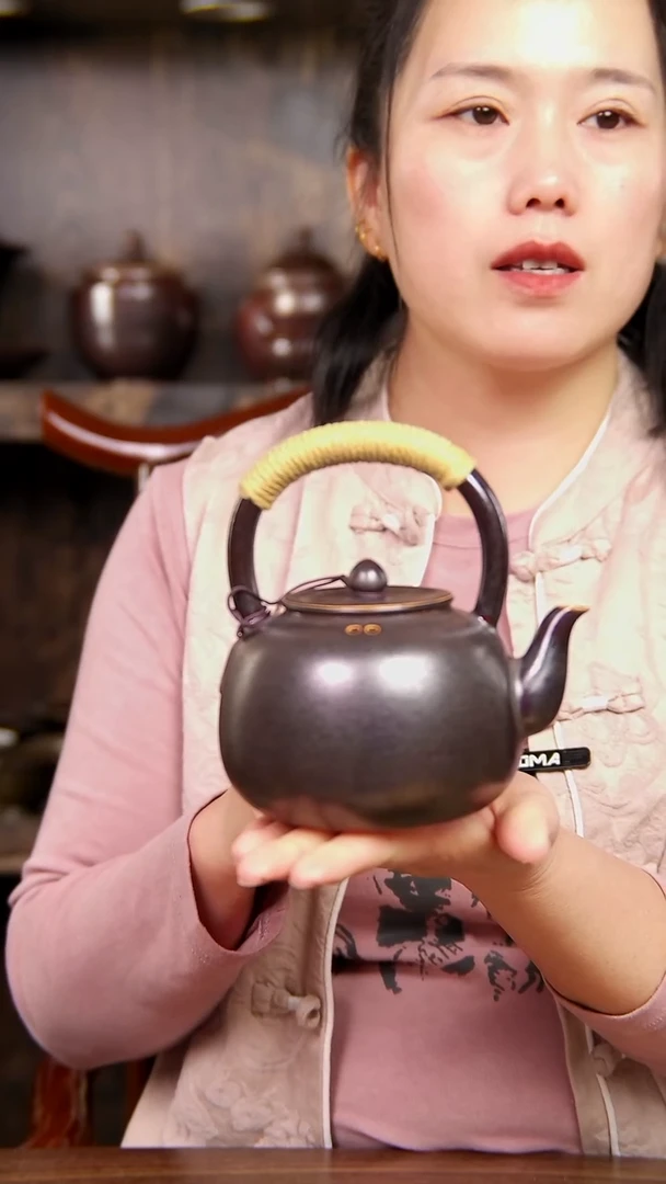 可明火烧制的干烧壶500cc