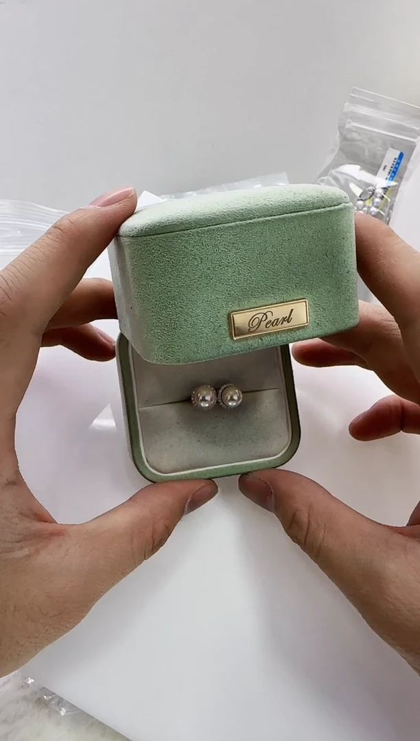 【闪购商品】海水珍珠DA银S925镶嵌a577 ak耳环7