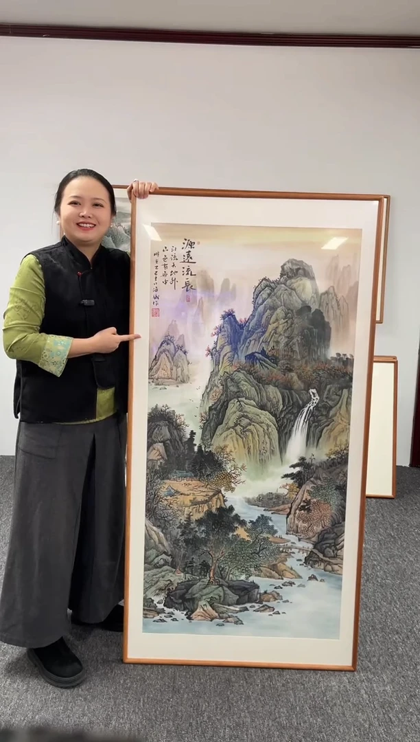【闪购商品】国画源远流长 155*80 手绘作品