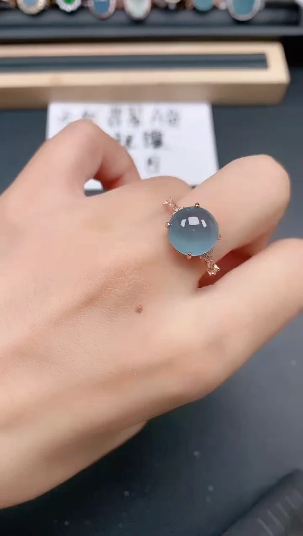 银S925镶嵌戒指翡翠11111