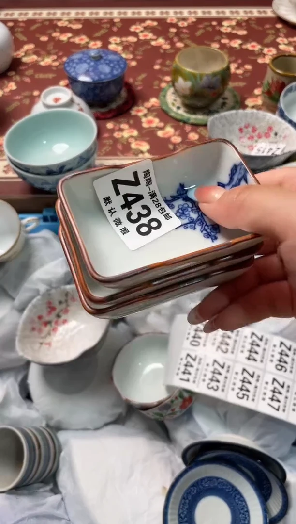 瓷片耕*耔瓷器瓷器Z43