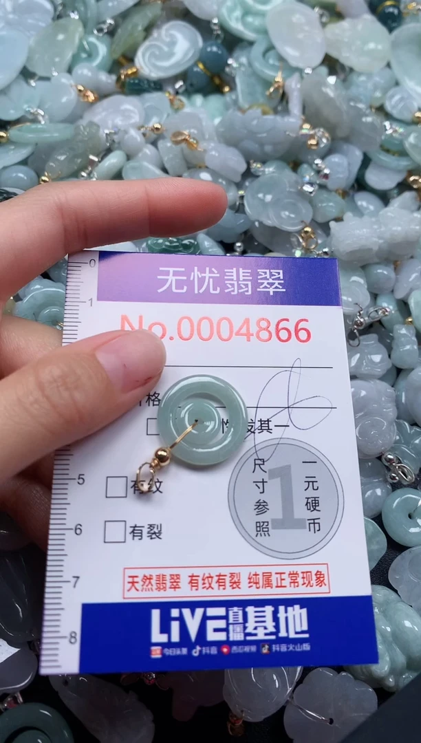 颈饰未镶嵌翡翠4866