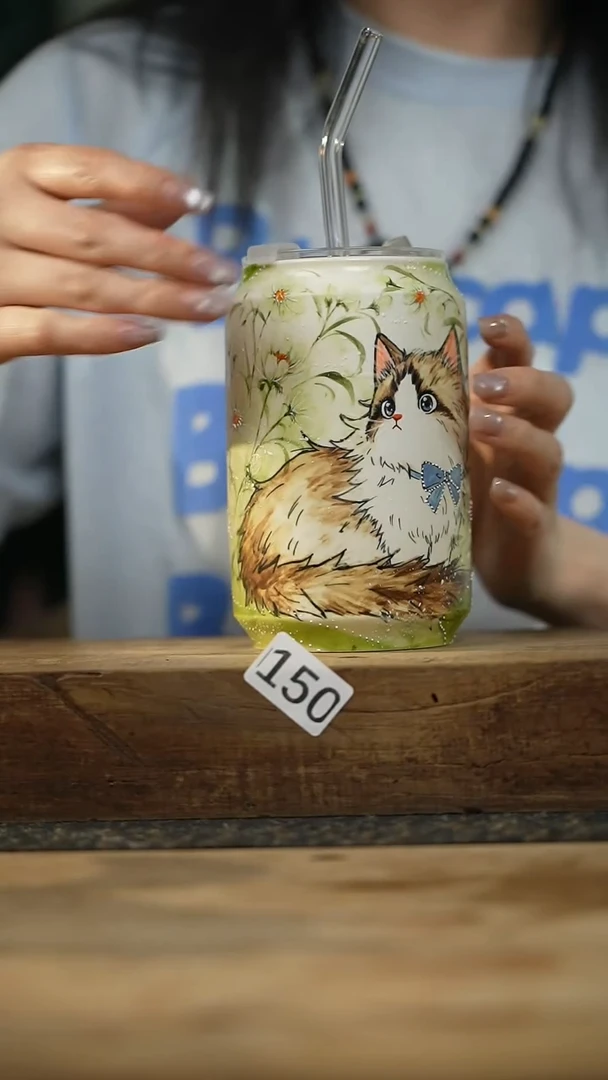 设计师手作款 手绘油画风卡通系列 十七