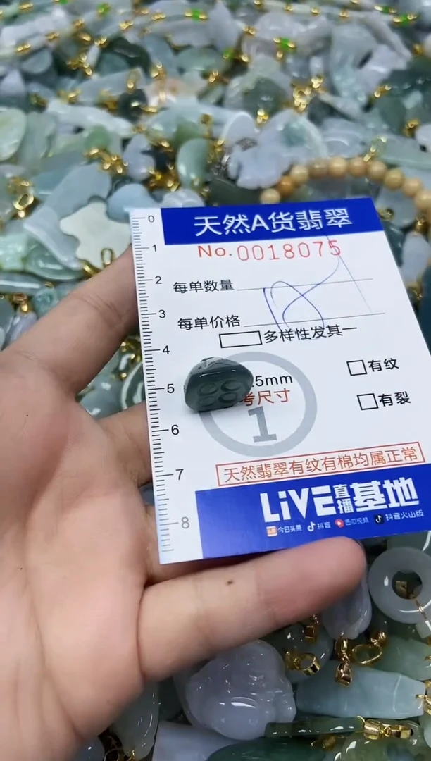 【闪购商品】翡翠颈饰未镶嵌天然A货翡翠