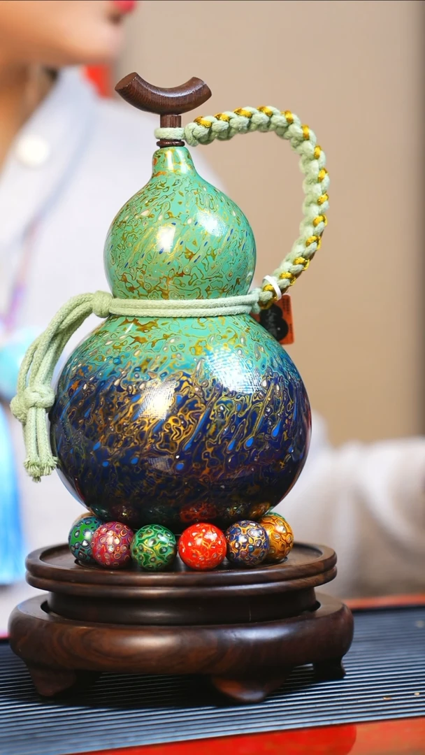 【闪购商品】JW046大师姐臻选非遗大漆酒葫芦