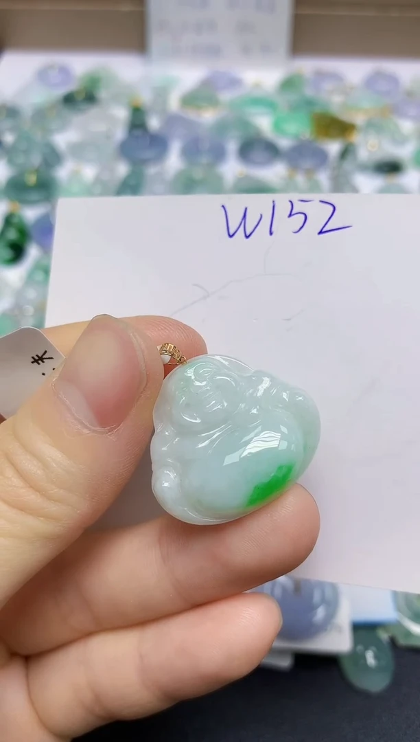 颈饰未镶嵌翡翠天然缅甸翡翠A货翡翠百元以上9元证书费自理