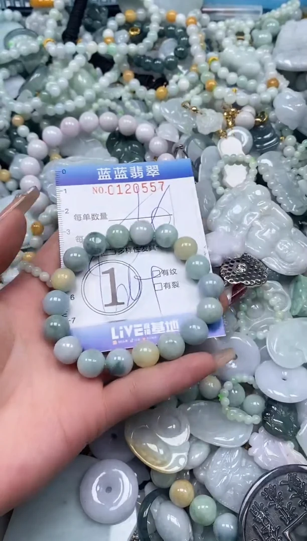 【闪购商品】翡翠颈饰未镶嵌闪购0120557多样性发其一