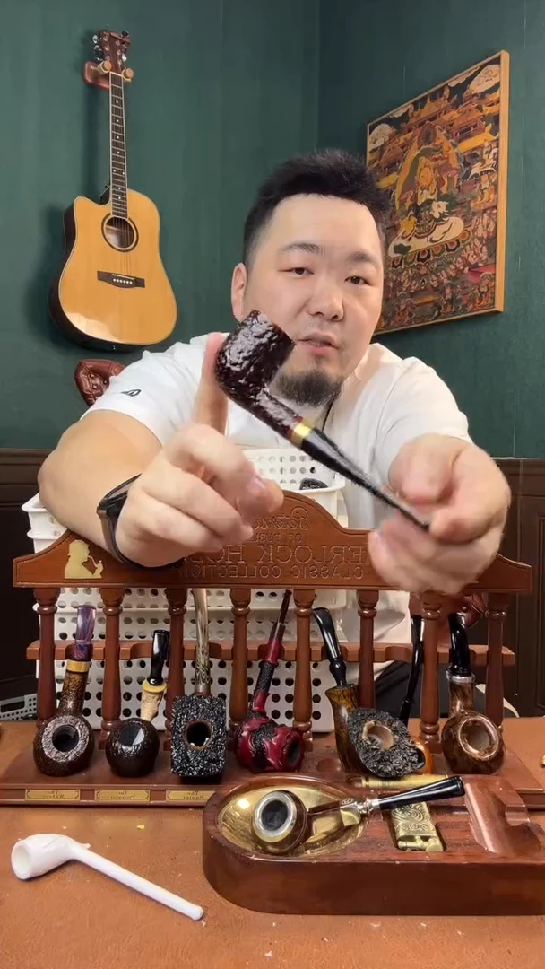 石楠木木雕款意大利进口石楠木烟斗