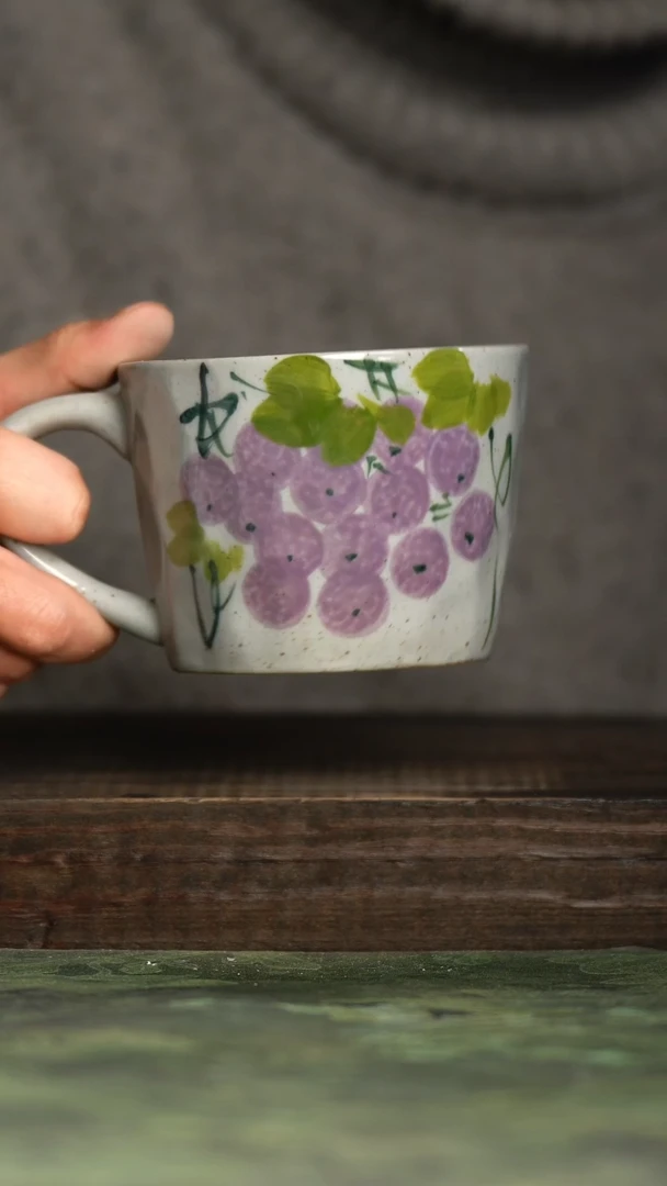 【闪购商品】杯青诗手工手绘瓷器