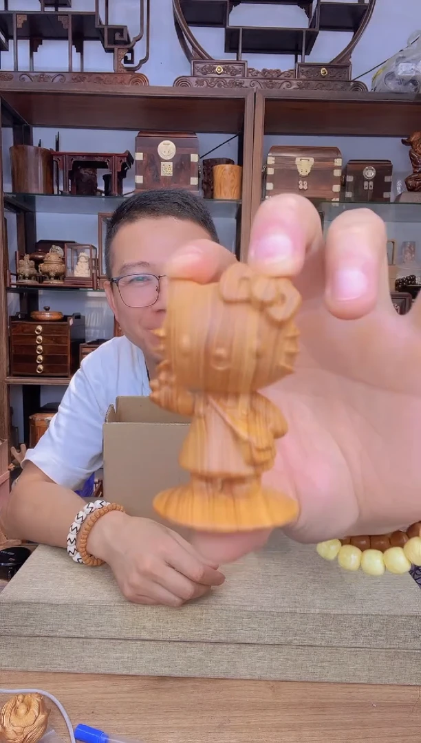 乌木类书架671崖柏摆件