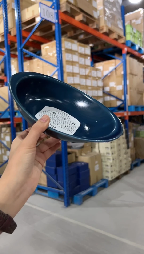 瓷片OVENWARE オーバル B・L