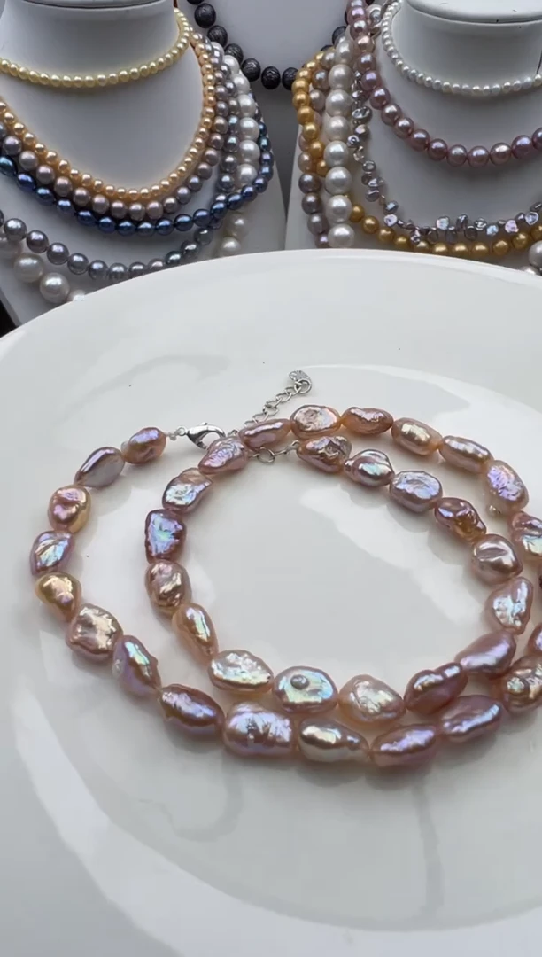 淡水珍珠未镶嵌颈饰1