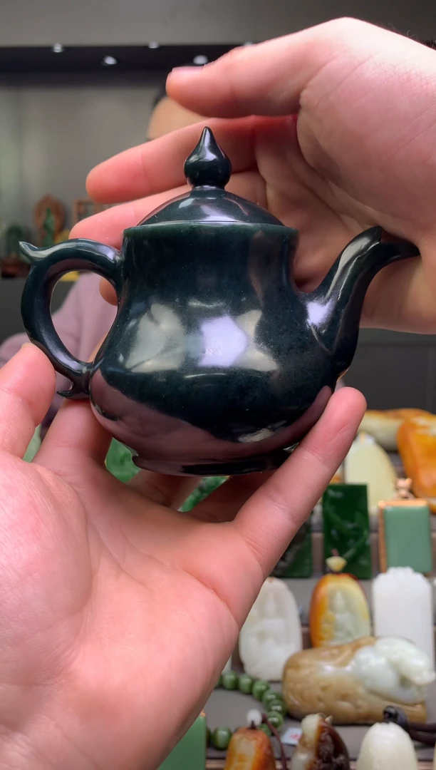 【闪购商品】和田玉茶壶未镶嵌茶壶2