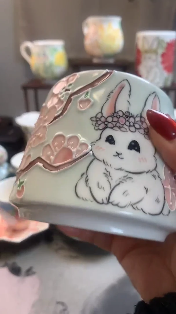 一味*手绘*樱花兔