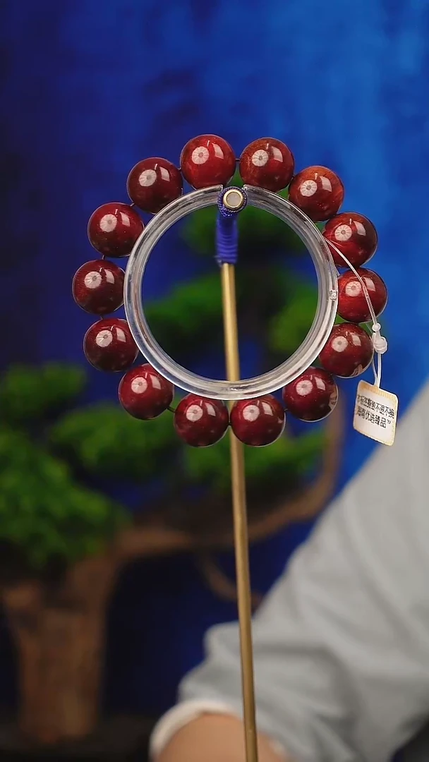 木本降真香红降花梨公1.6生结料手串29g