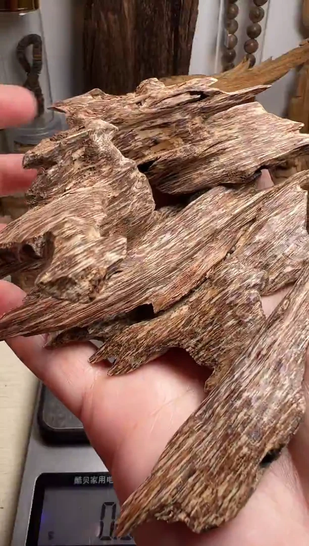 沉香沉香碎屑都蓬沉香虫漏27克