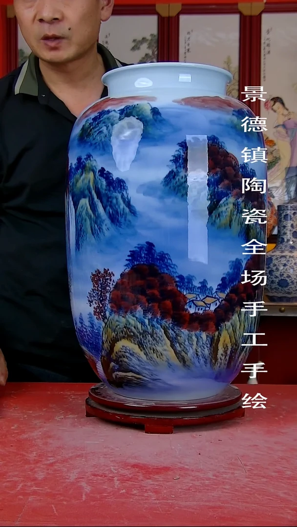 摆件景德镇陶瓷 全场手工手绘