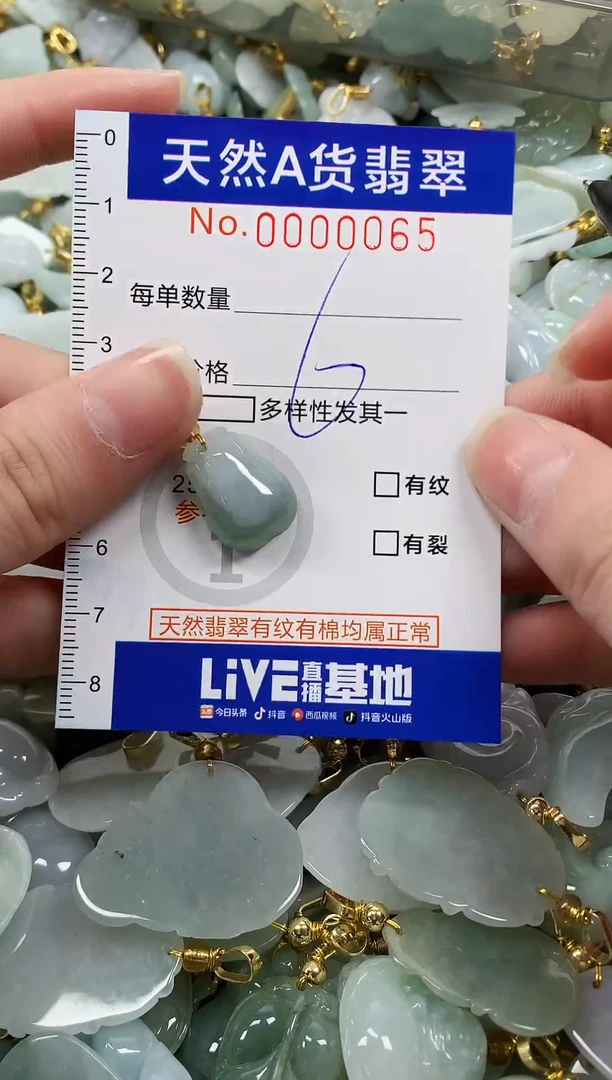 颈饰未镶嵌翡翠纯天然a货翡翠