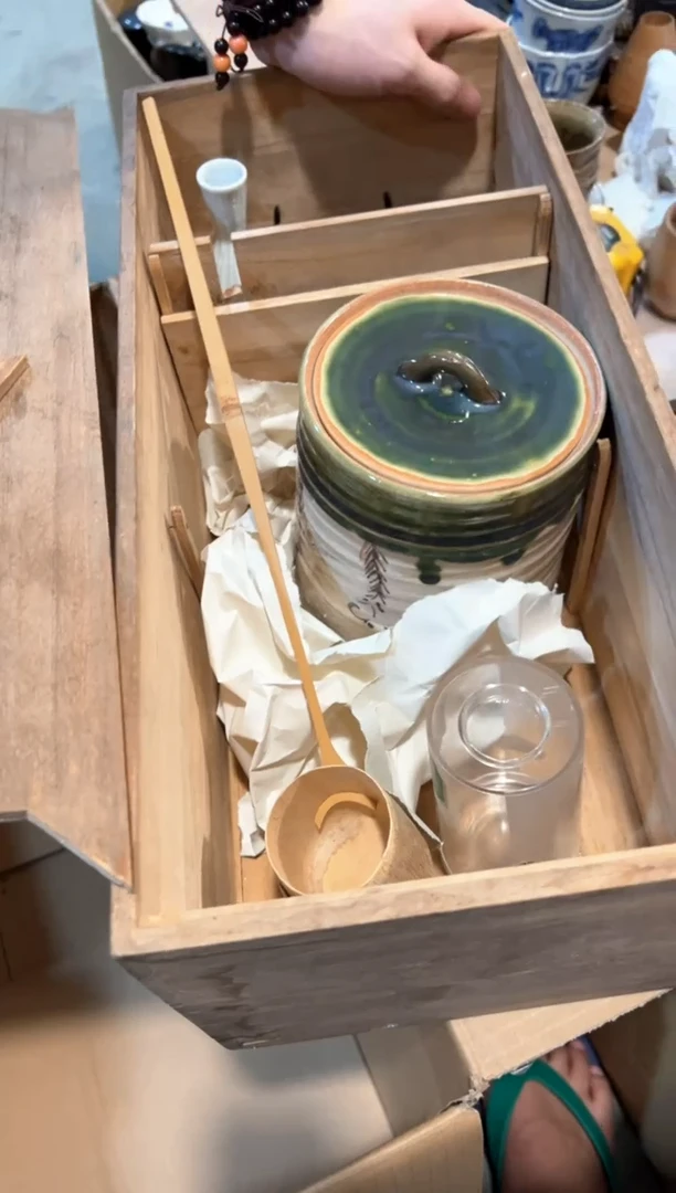 A4434中古瓷器 茶器周边/1盒