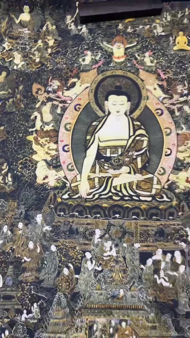 装裱画唐卡藏艺阁高端绘画作品TK16001