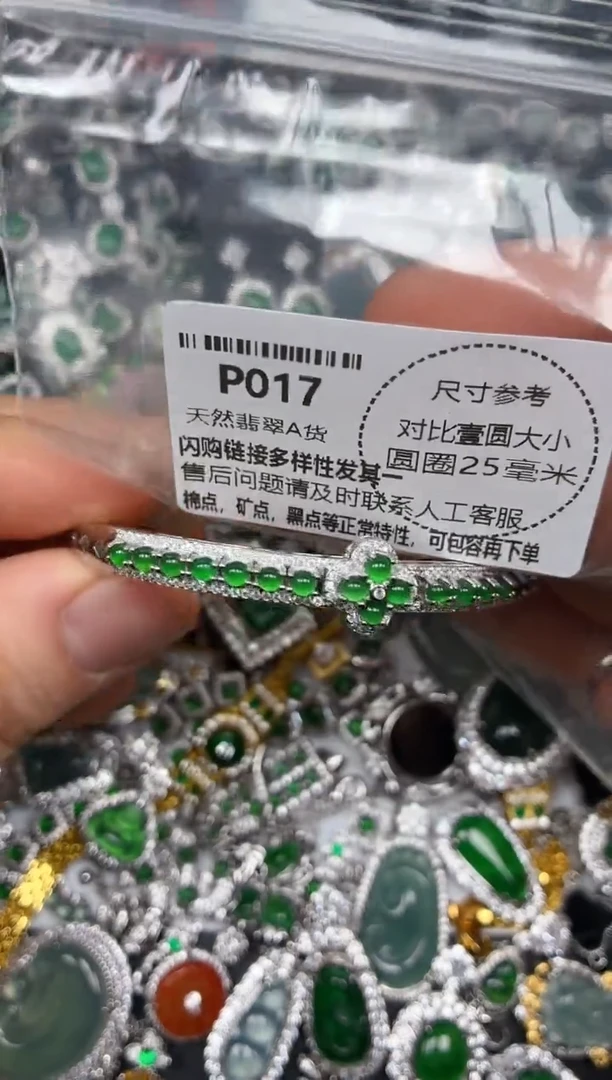 颈饰未镶嵌翡翠P017手镯