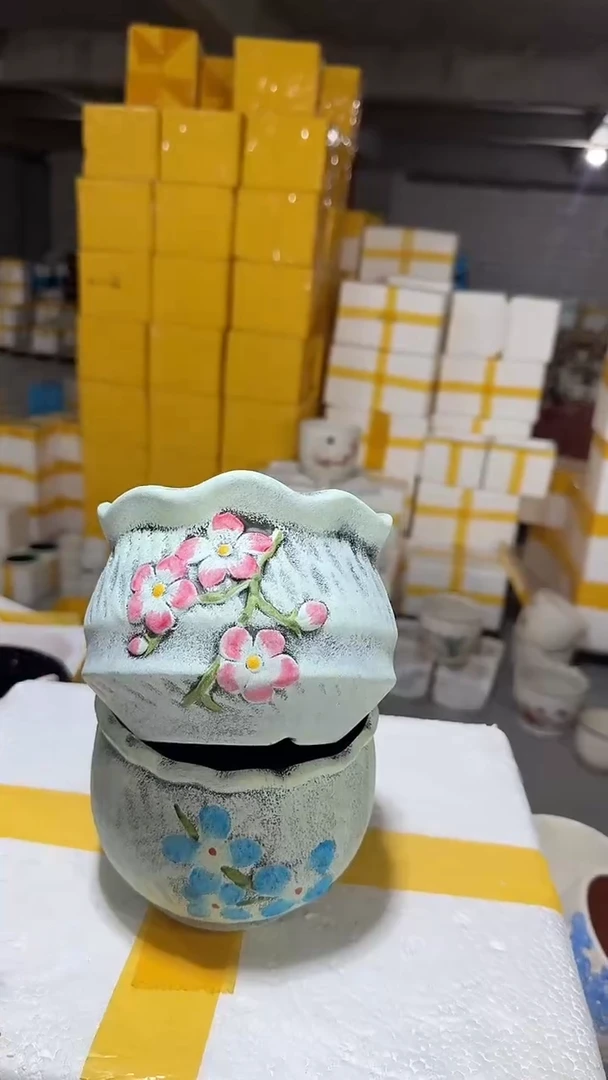 高温陶瓷花盆+Q521