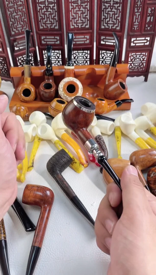 石楠木纯手工意大利石楠木烟斗/266