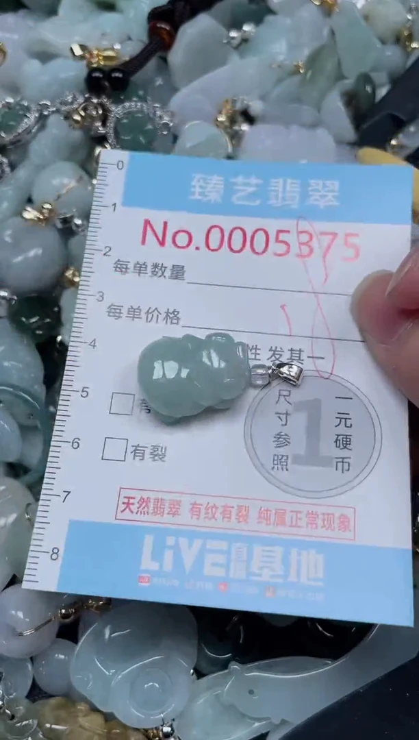 吊坠(不含链)未镶嵌翡翠5375