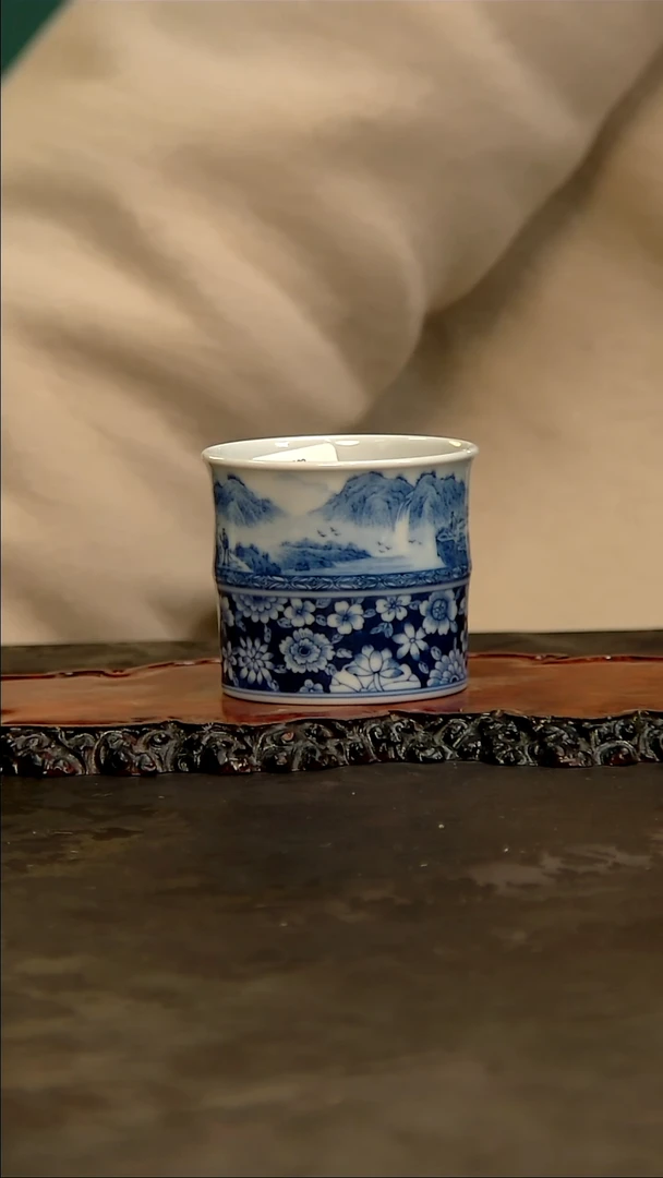 【闪购商品】青花手绘主人杯！