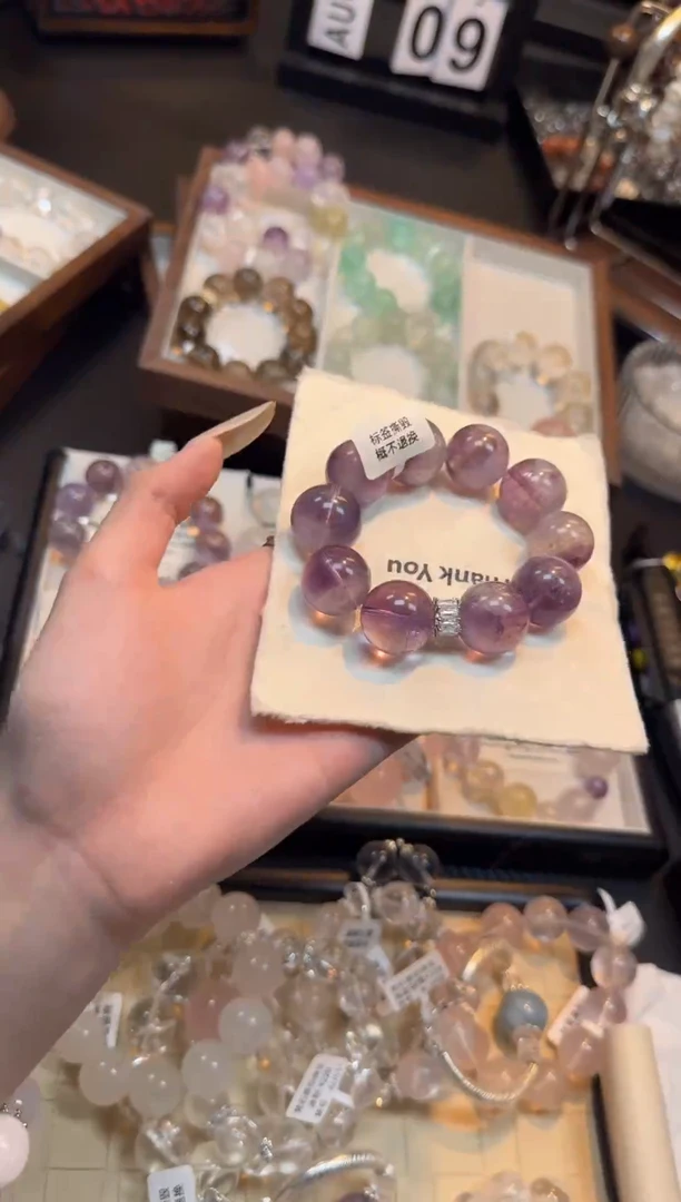 水晶手链未镶嵌天然水晶 多样性发货其一