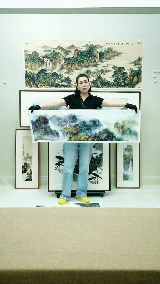 138*45徐正道手绘山水软片
