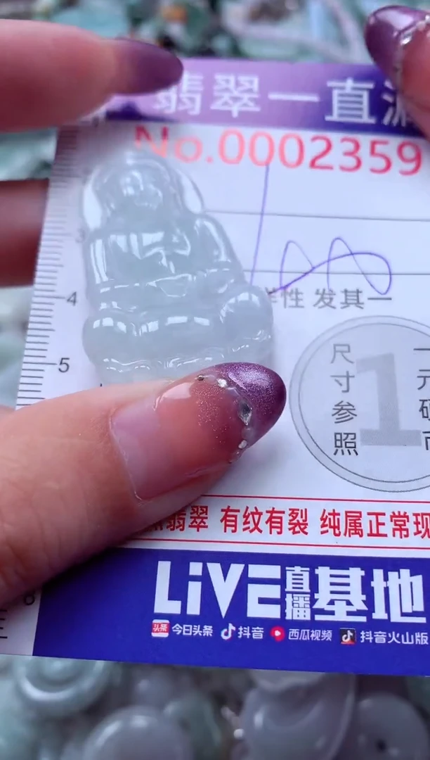 翡翠未镶嵌吊坠(不含链)2359