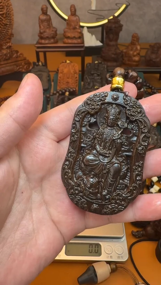 贡木吊坠《巴布亚贡木》5/7镂空普贤