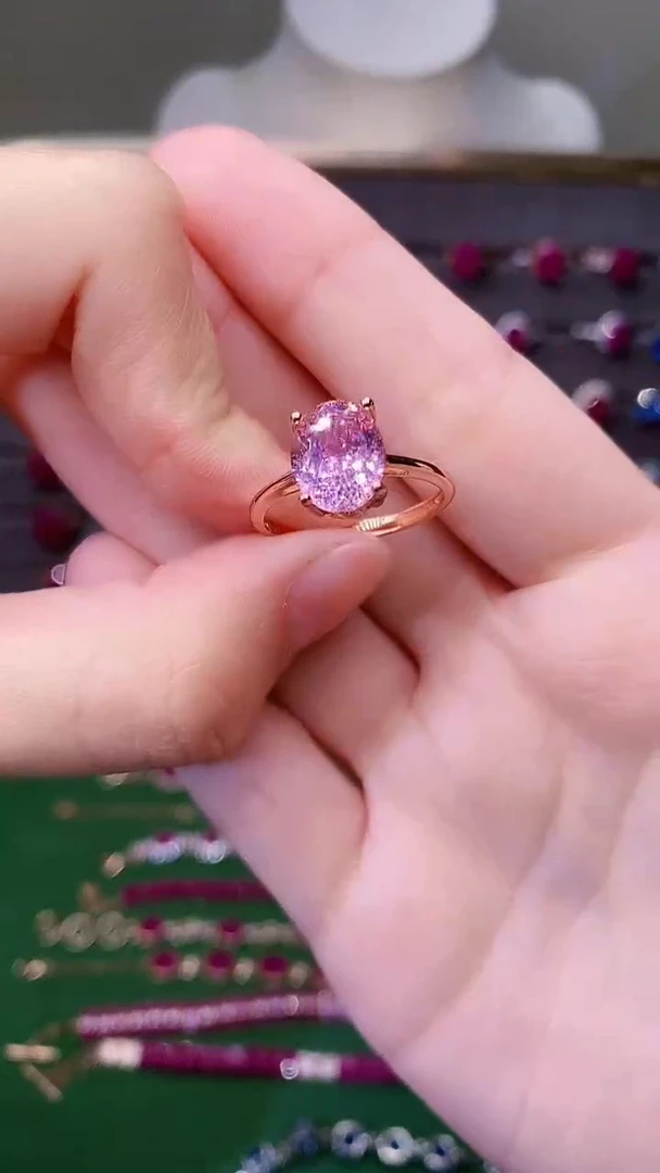 银S925镶嵌珠宝奇石碧玺96