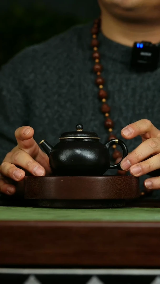 茶壶紫砂s39巨轮乌灰