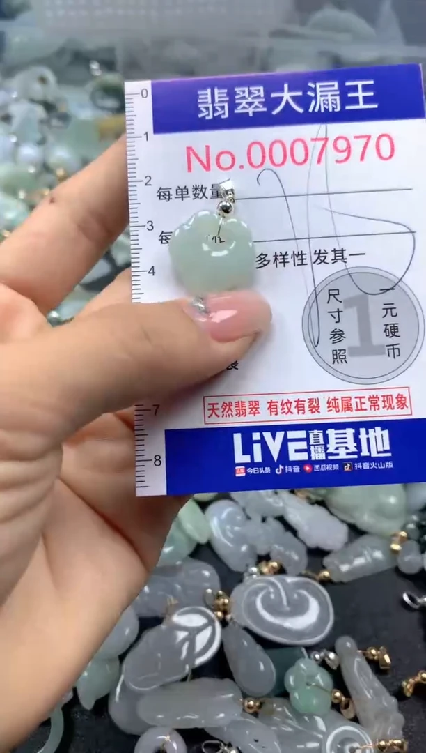 颈饰未镶嵌翡翠7970