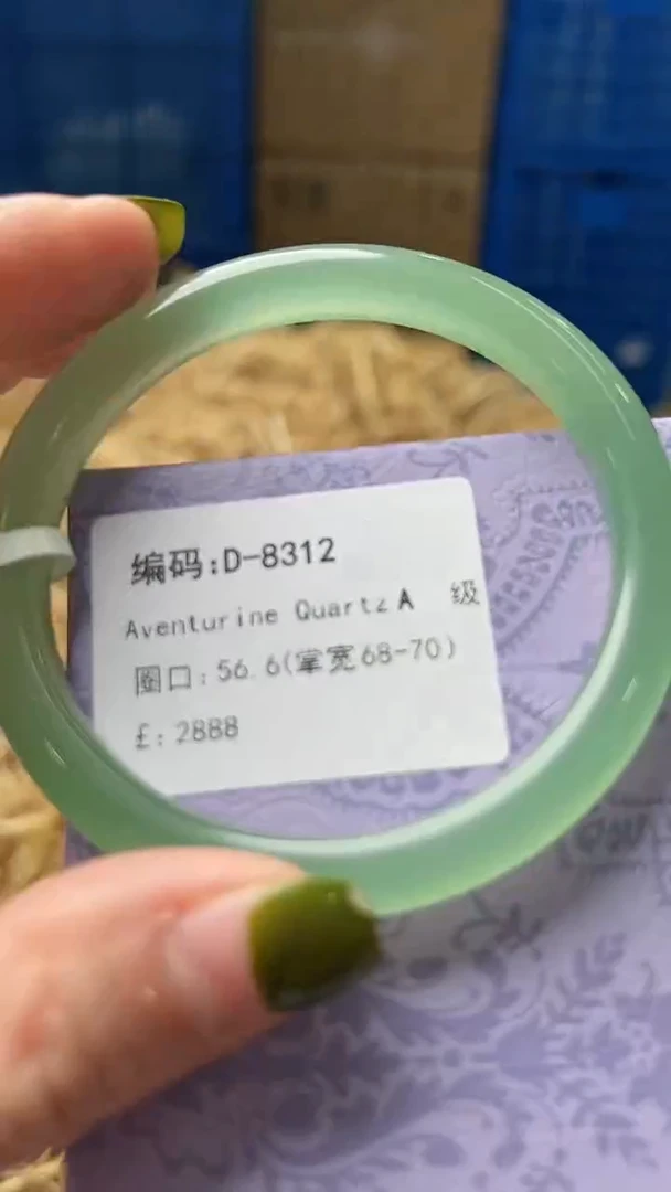 未镶嵌手镯石英质玉D8312