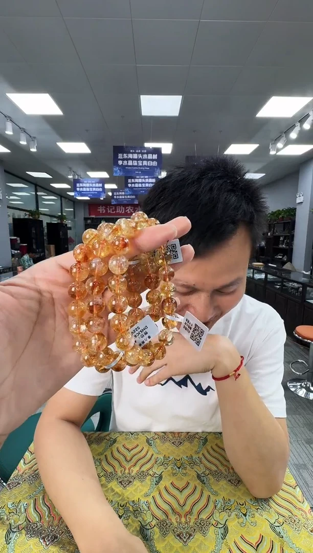 水晶手链未镶嵌6238CK 约10mm多样性发一件