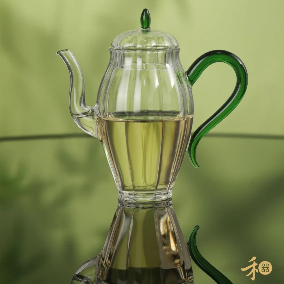 禾器 晶彩 云兰壶 玻璃泡茶壶 茶具茶器