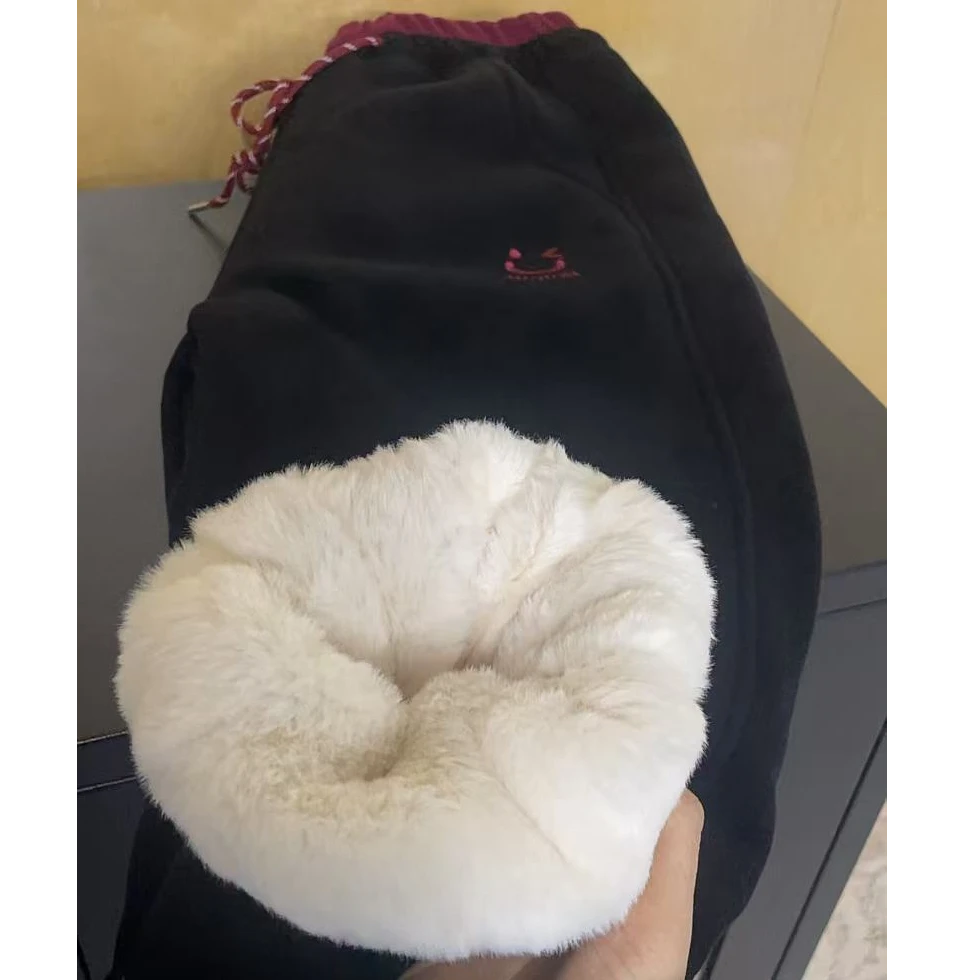 512077  韩版女童新款时尚儿童洋气百搭休闲加绒休闲裤