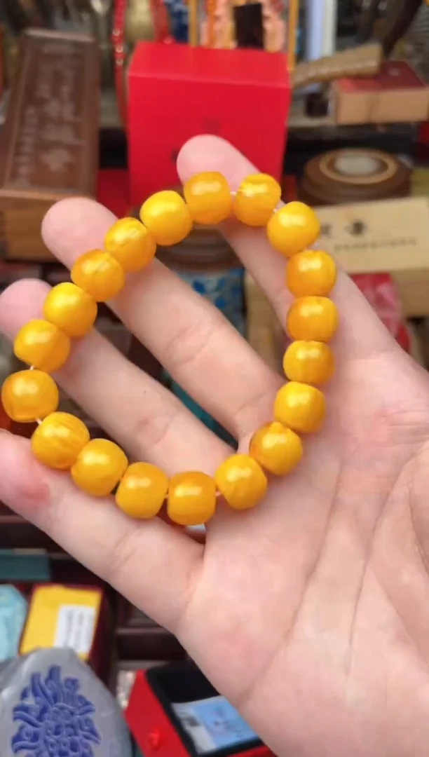 未镶嵌琥珀手串---------------A35