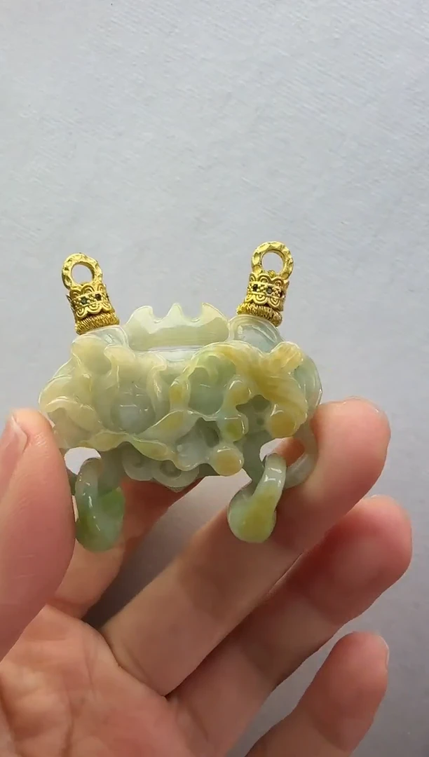 颈饰未镶嵌翡翠国风翡翠