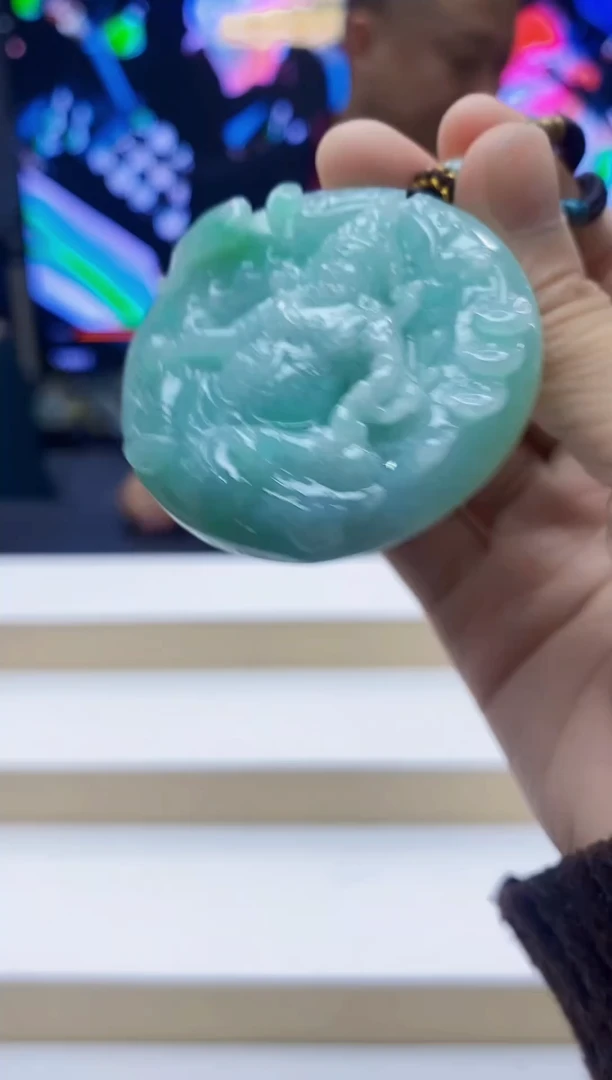 未镶嵌定制翡翠-毛货挂件18