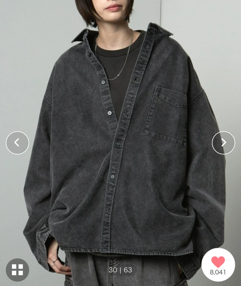 grand camps Alfred 黑牛仔衬衫